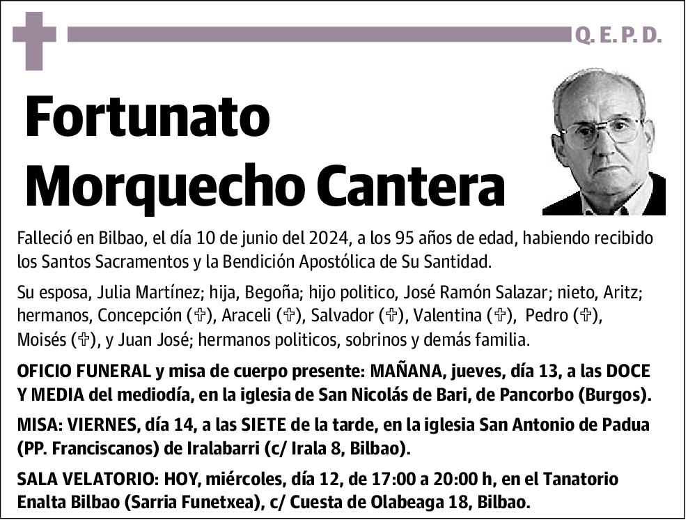 Fortunato Morquecho Cantera