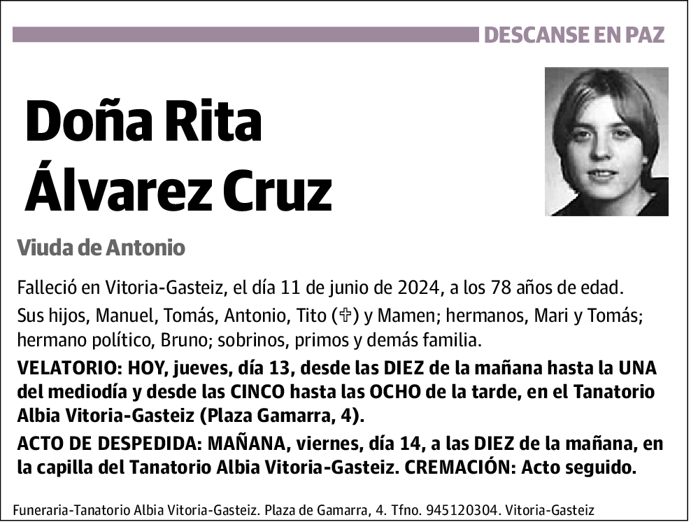 Rita Álvarez Cruz