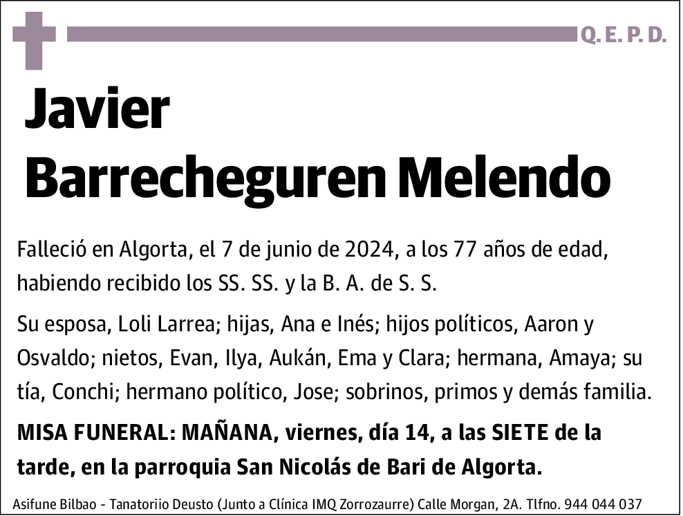 Javier Barrecheguren Melendo