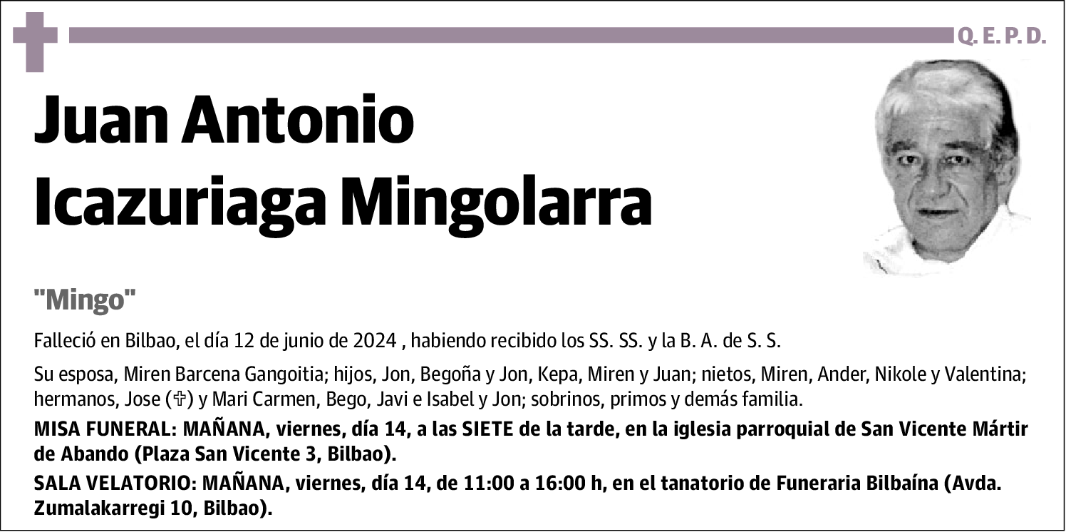 Juan Antonio Icazuriaga Mingolarra