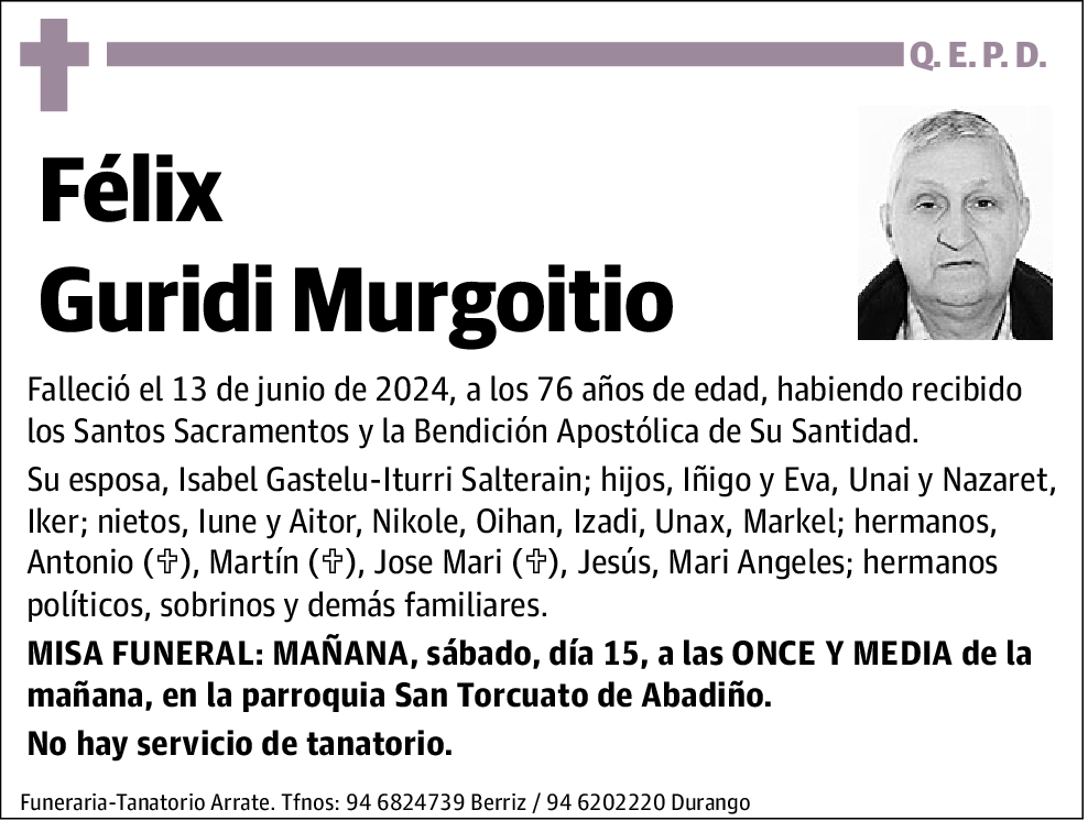 Félix Guridi Murgoitio