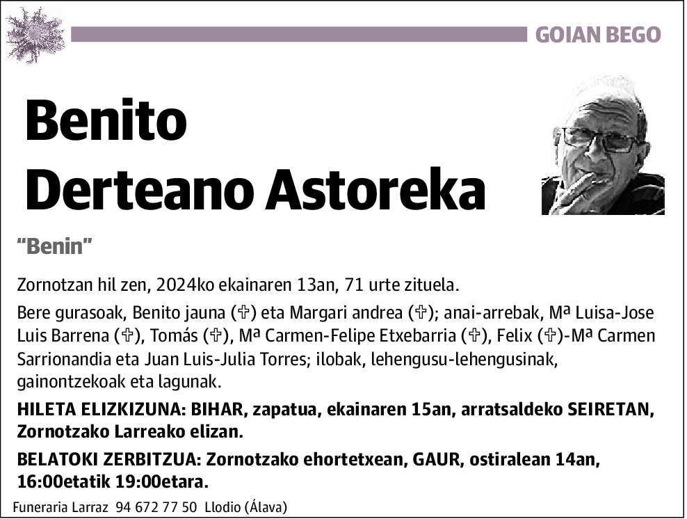 Benito Derteano Astoreka