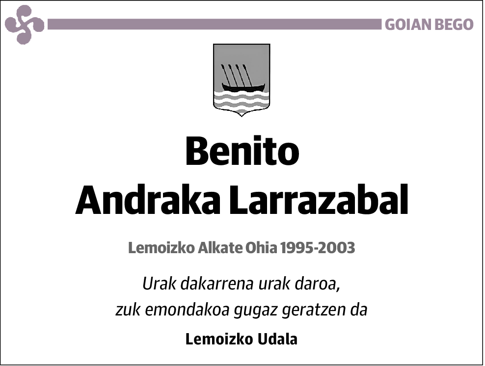 Benito Andraka Larrazabal