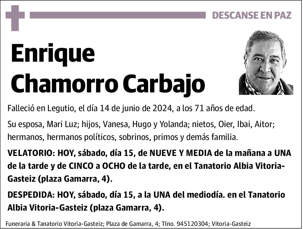 Enrique Chamorro Carbajo