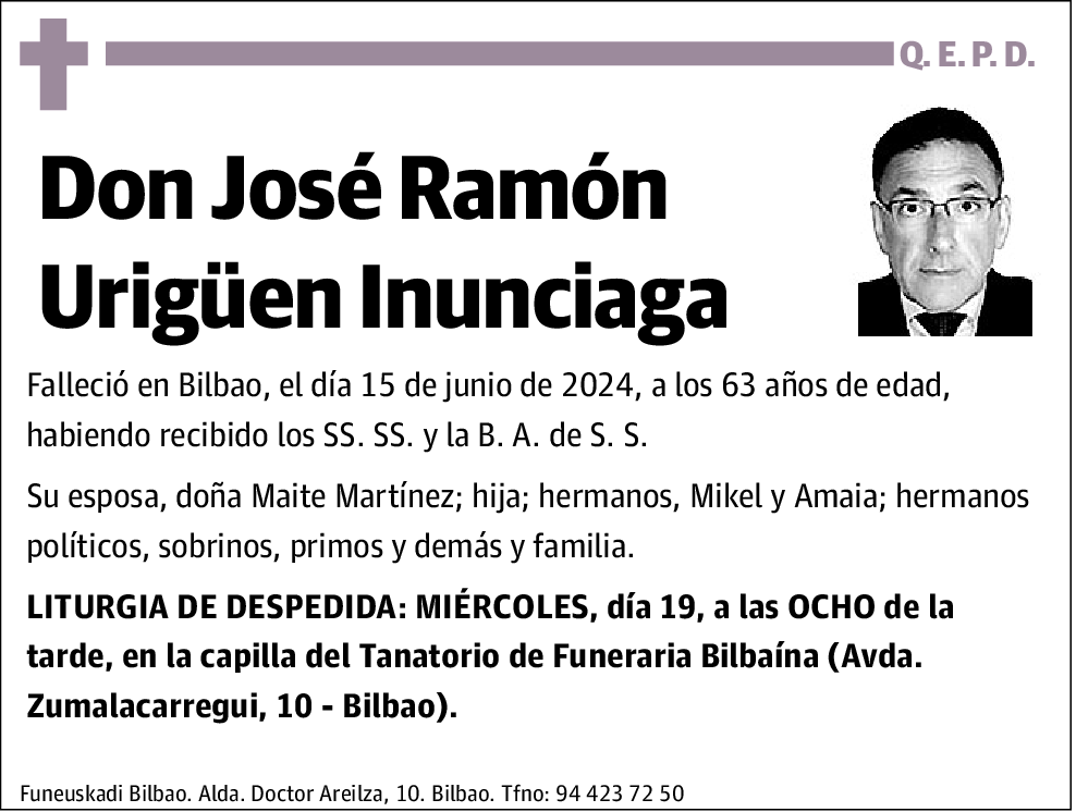 José Ramón Urigüen Inunciaga