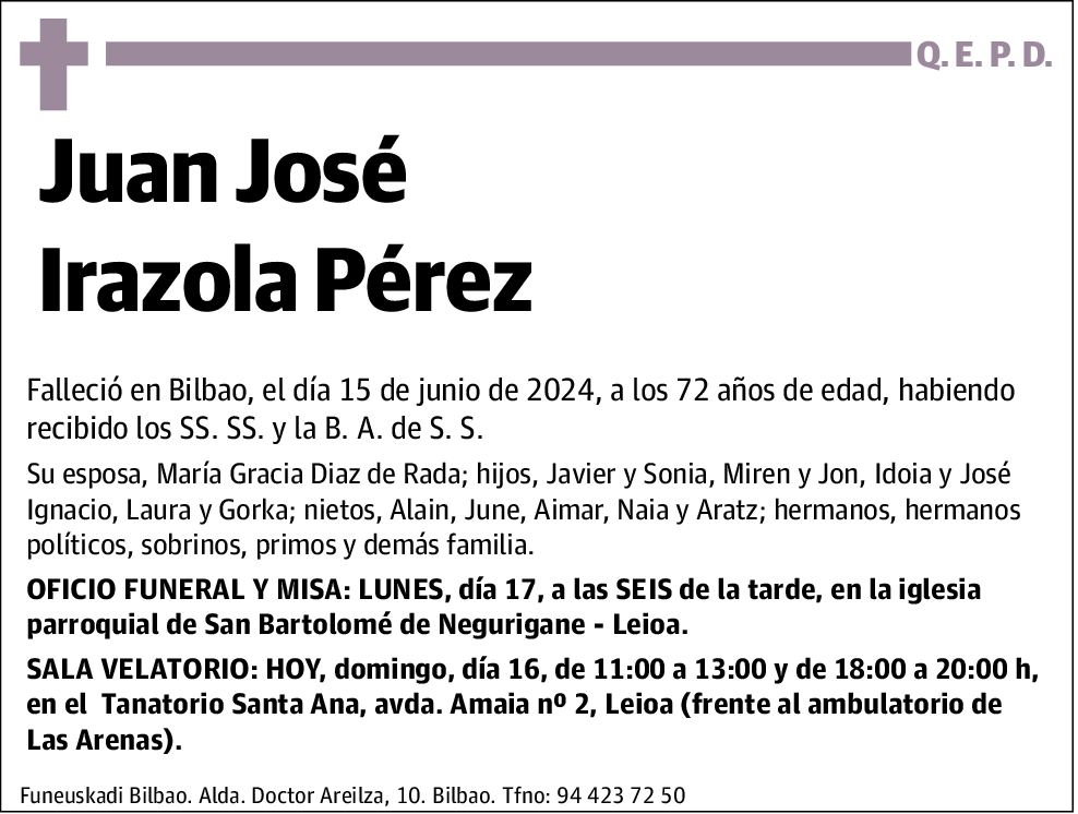 Juan José Irazola Pérez