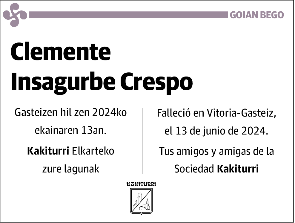 Clemente Insagurbe Crespo