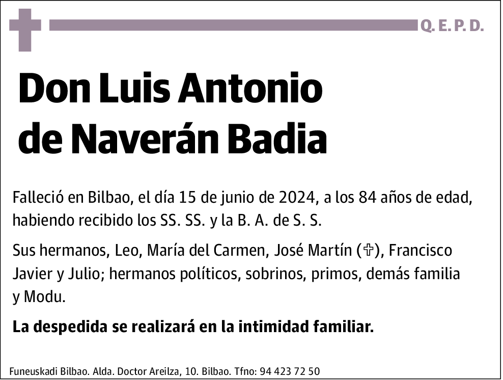 Luis Antonio de Naverán Badia