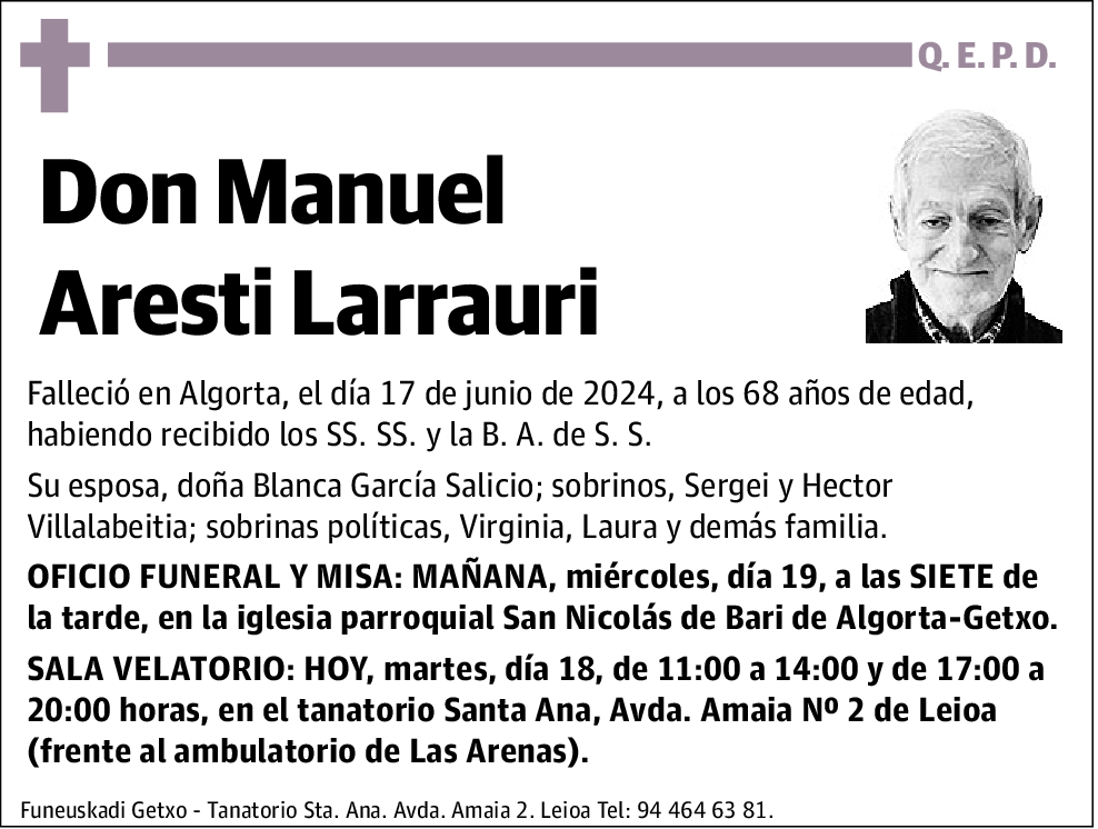 Manuel Aresti Larrauri