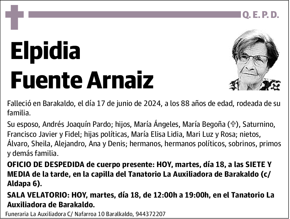 Elpidia Fuente Arnaiz