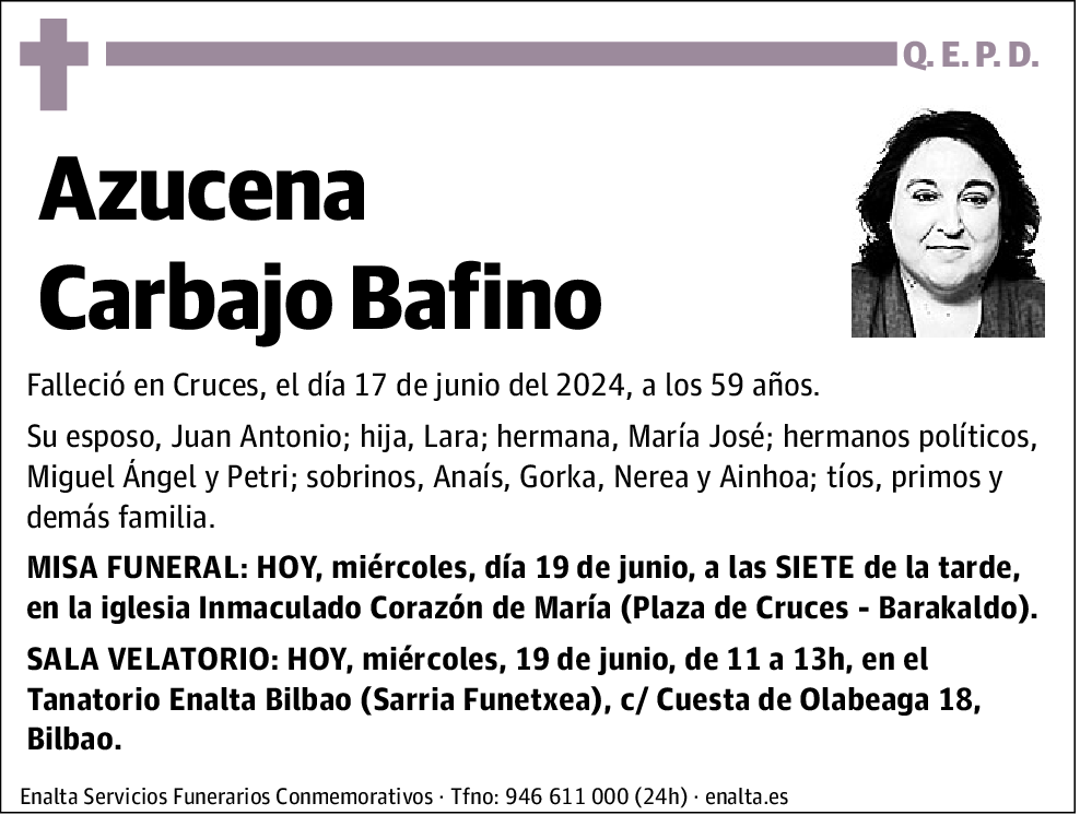 Azucena Carbajo Bafino