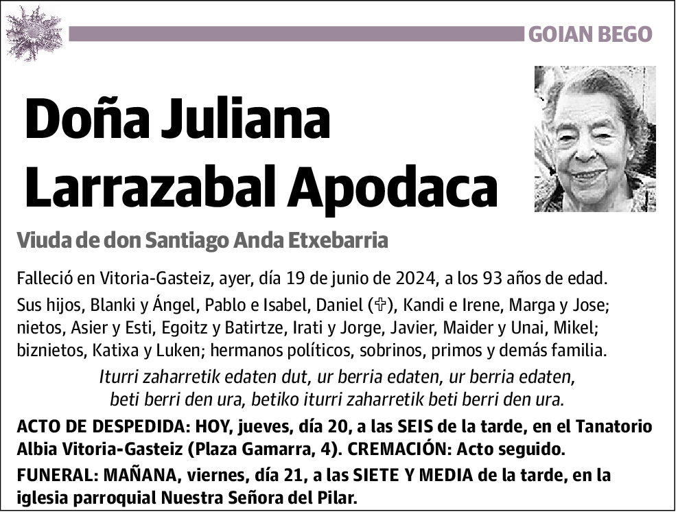 Juliana Larrazabal Apodaca