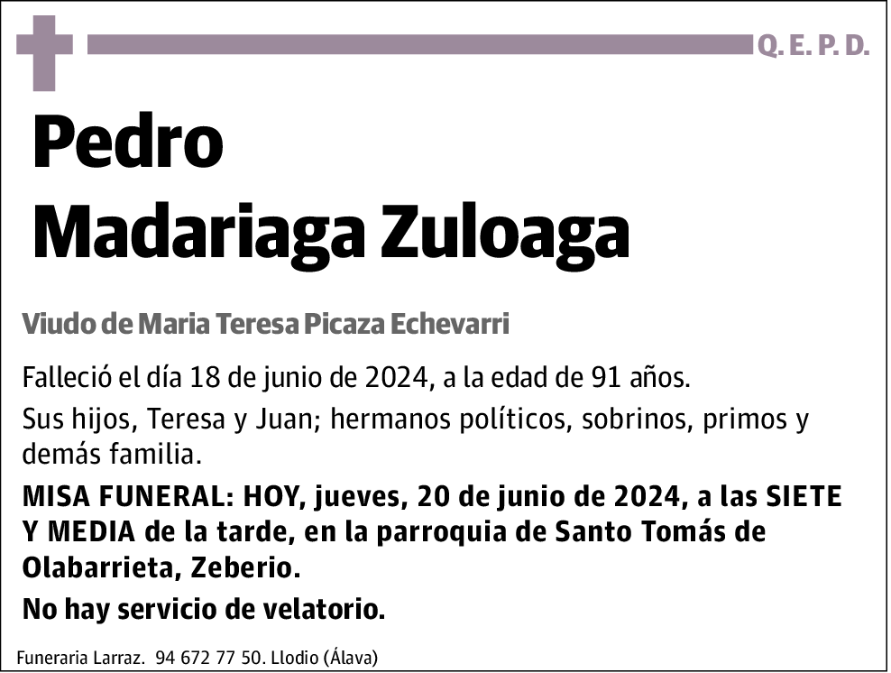 Pedro Madariaga Zuloaga