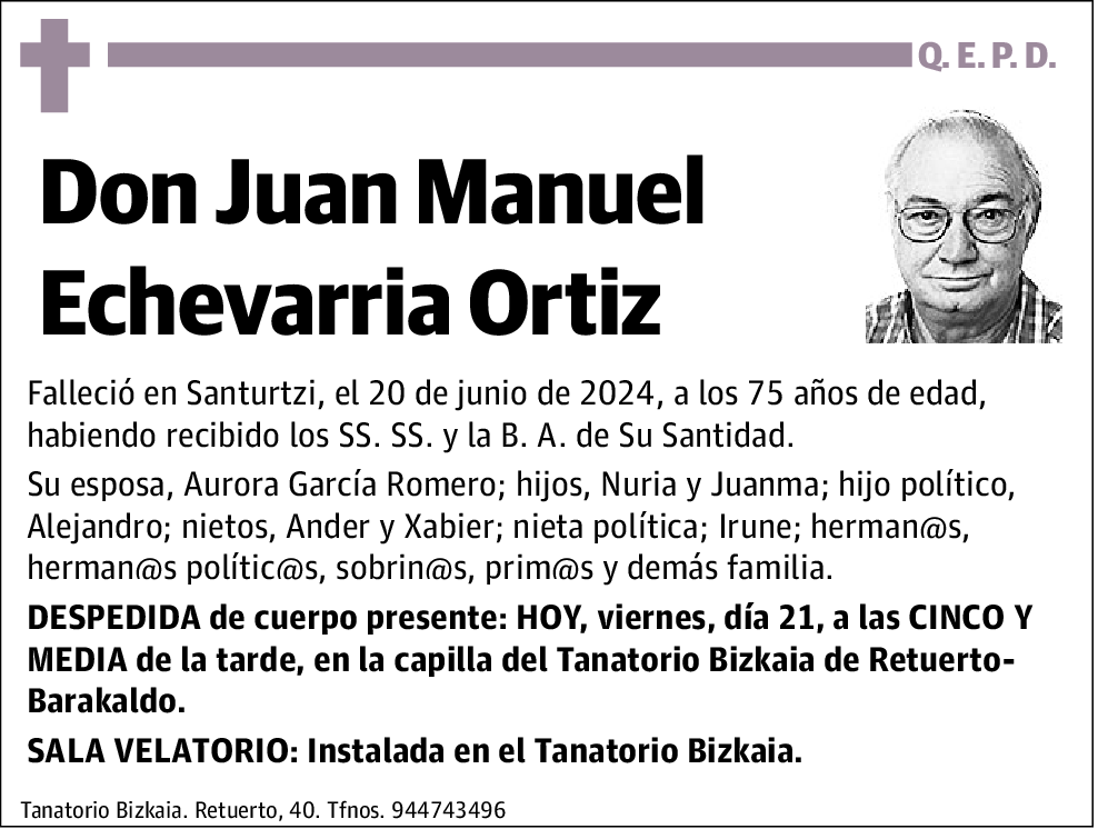 Juan Manuel Echevarria Ortiz