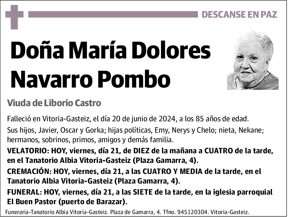 María Dolores Navarro Pombo