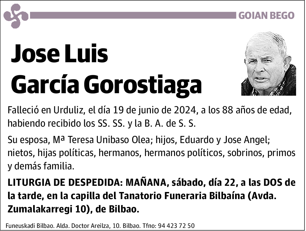 Jose Luis García Gorostiaga