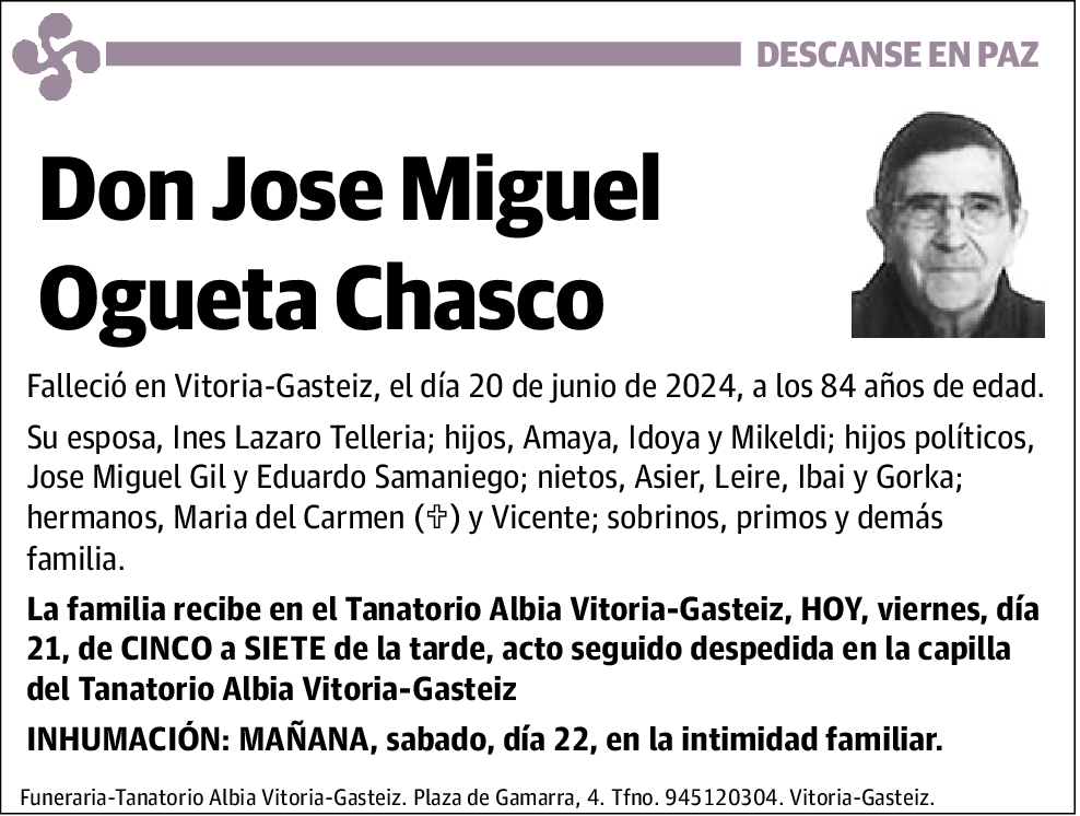 Jose Miguel Ogueta Chasco