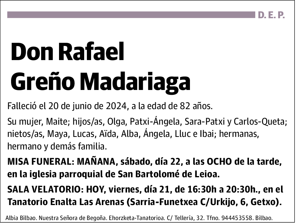 Rafael Greño Madariaga