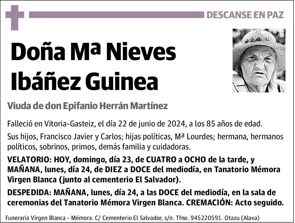 Mª Nieves Ibáñez Guinea