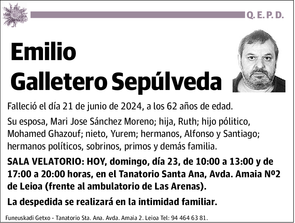 Emilio Galletero Sepúlveda