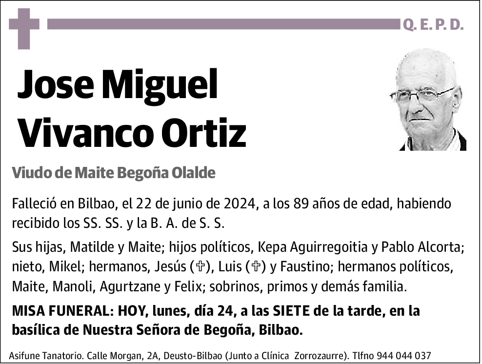 Jose Miguel Vivanco Ortiz