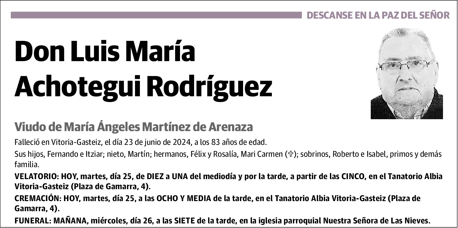 Luis María Achotegui Rodríguez