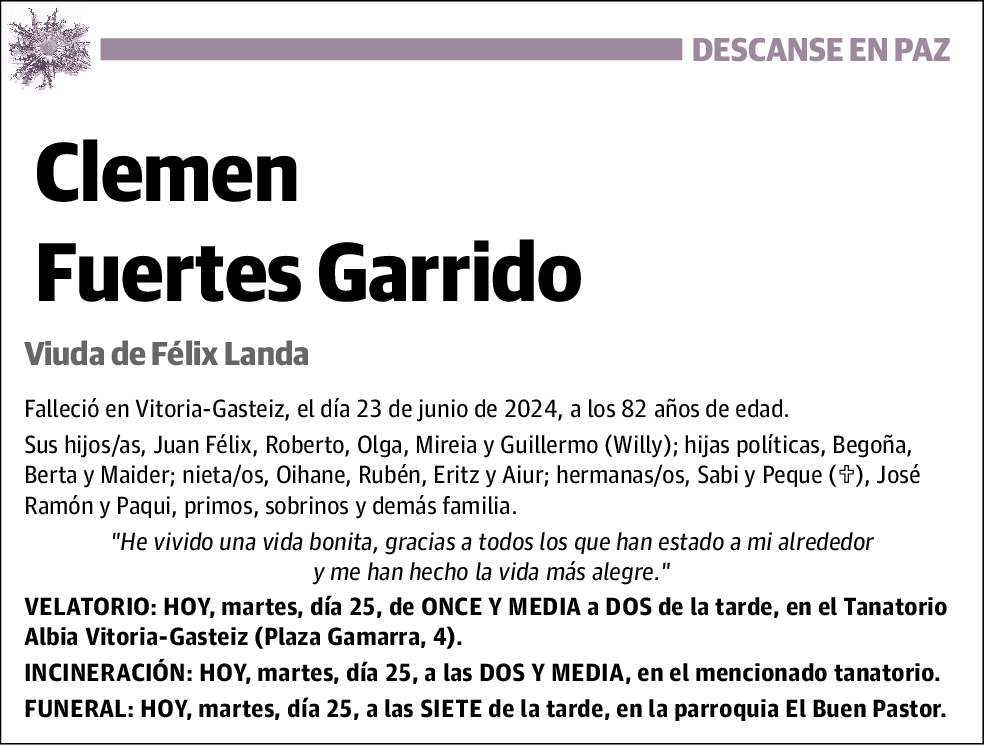 Clemen Fuertes Garrido