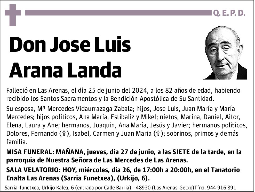 Jose Luis Arana Landa