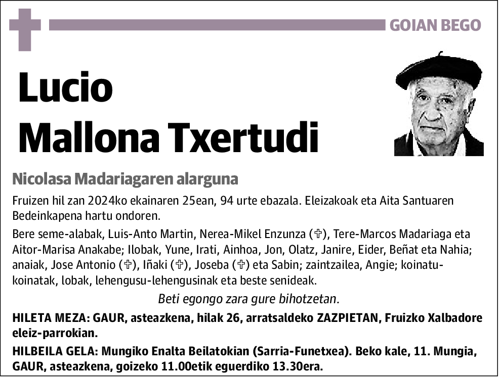 Lucio Mallona Txertudi