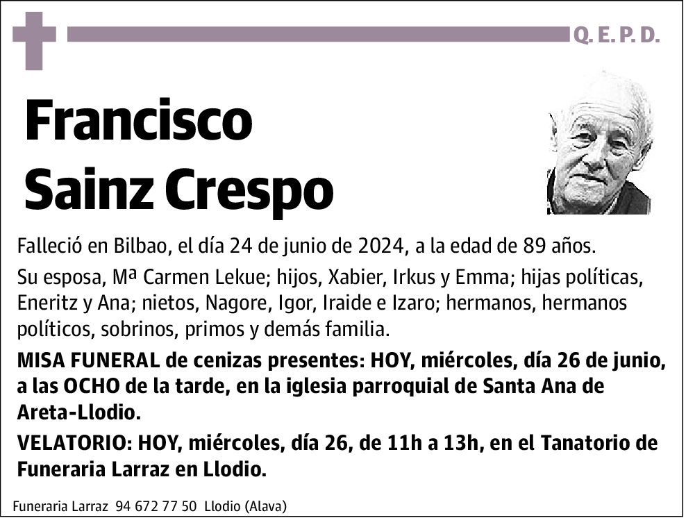 Sainz Crespo Francisco