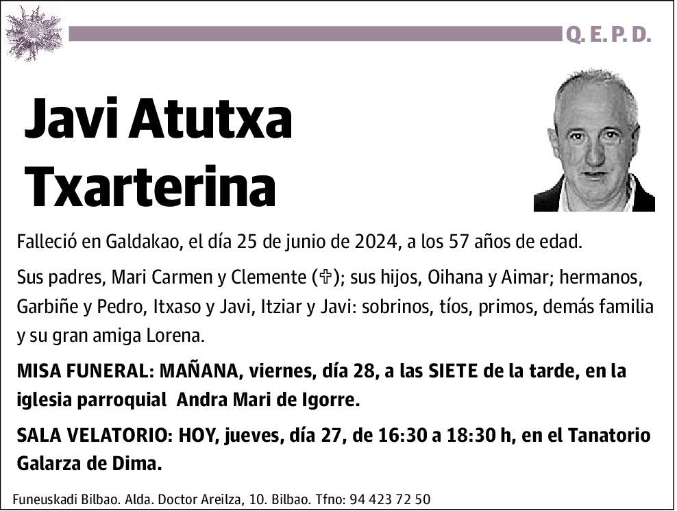 Javi Atutxa Txarterina