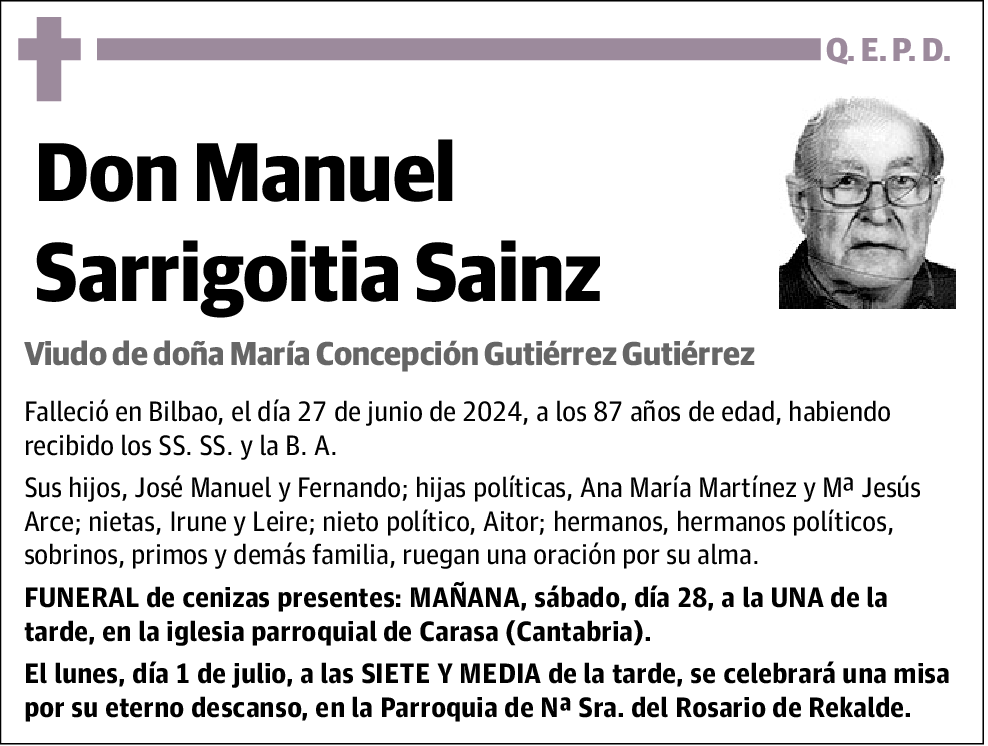 Manuel Sarrigoitia Sainz