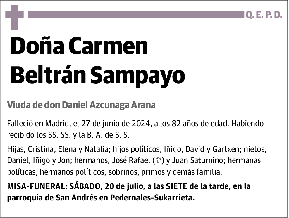 Carmen Beltrán Sampayo