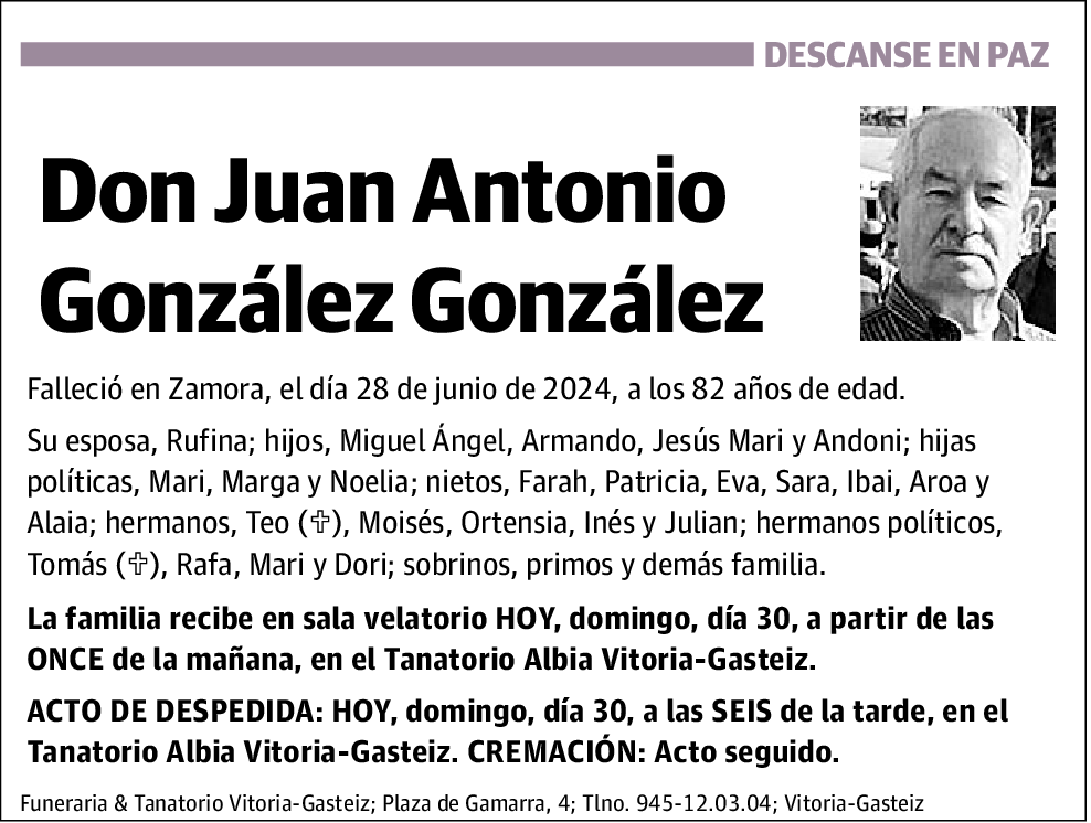 Juan Antonio González González