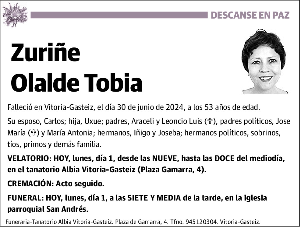 Zuriñe Olalde Tobia