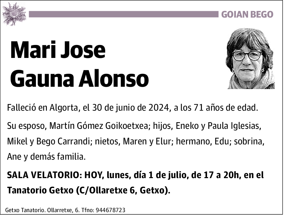 Mari Jose Gauna Alonso