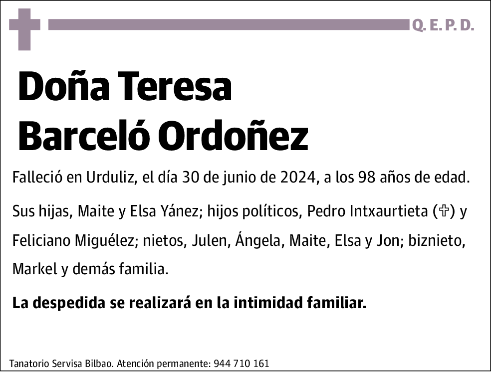 Teresa Barceló Ordoñez