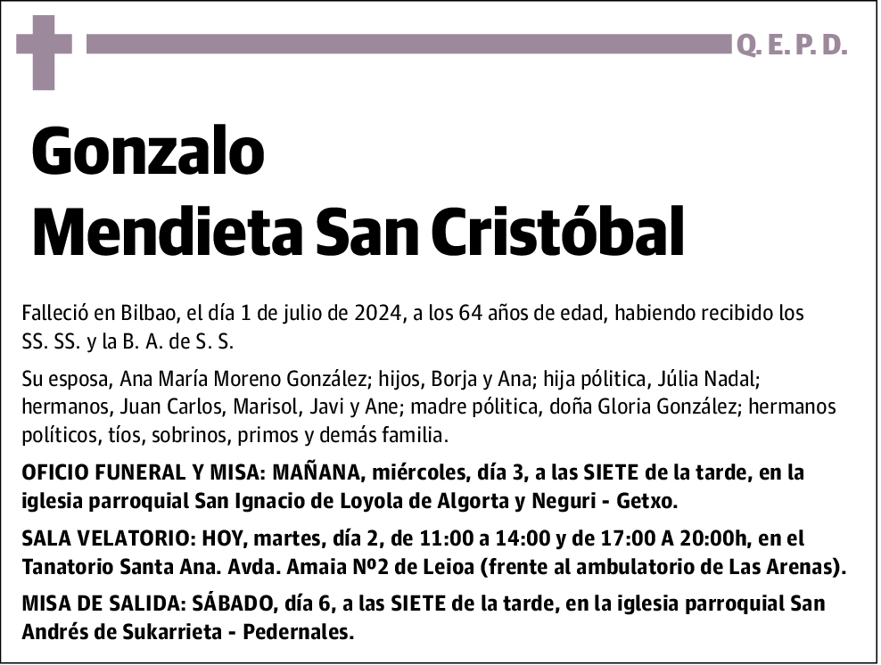 Gonzalo Mendieta San Cristóbal