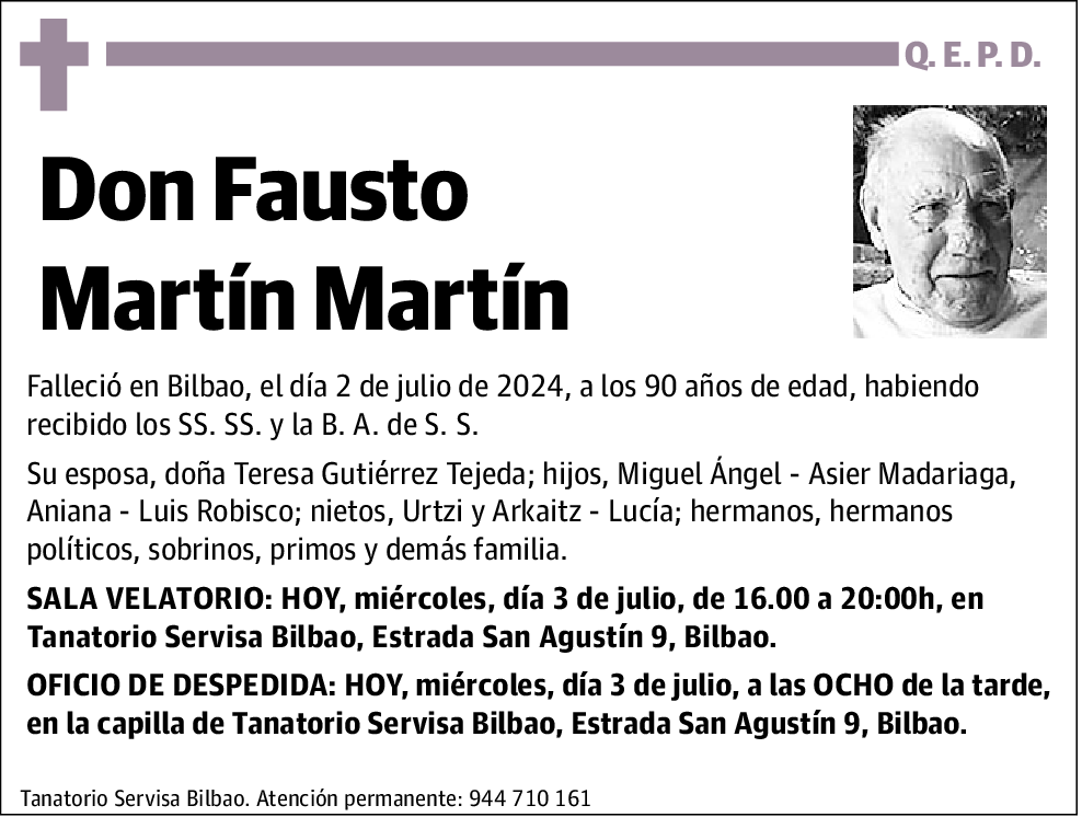 Fausto Martín Martín