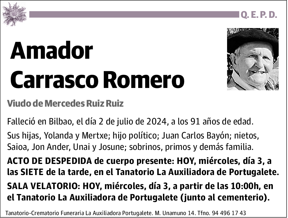 Amador Carrasco Romero