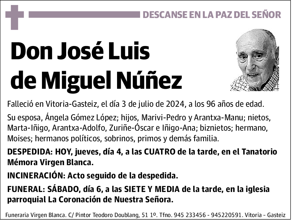 José Luis de Miguel Núñez