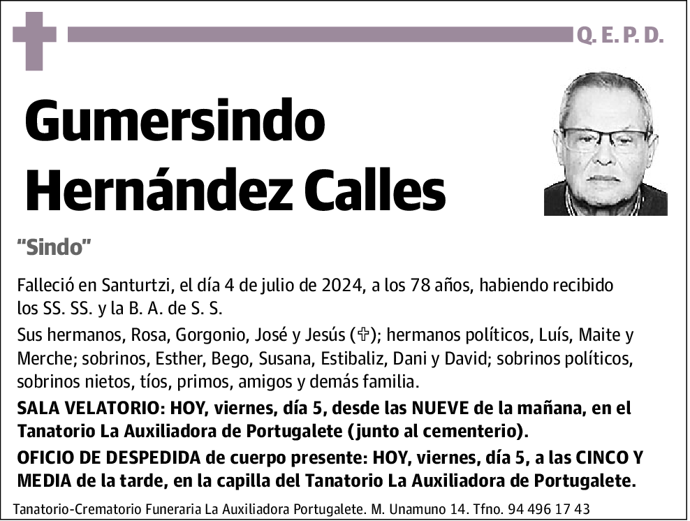 Gumersindo Hernández Calles