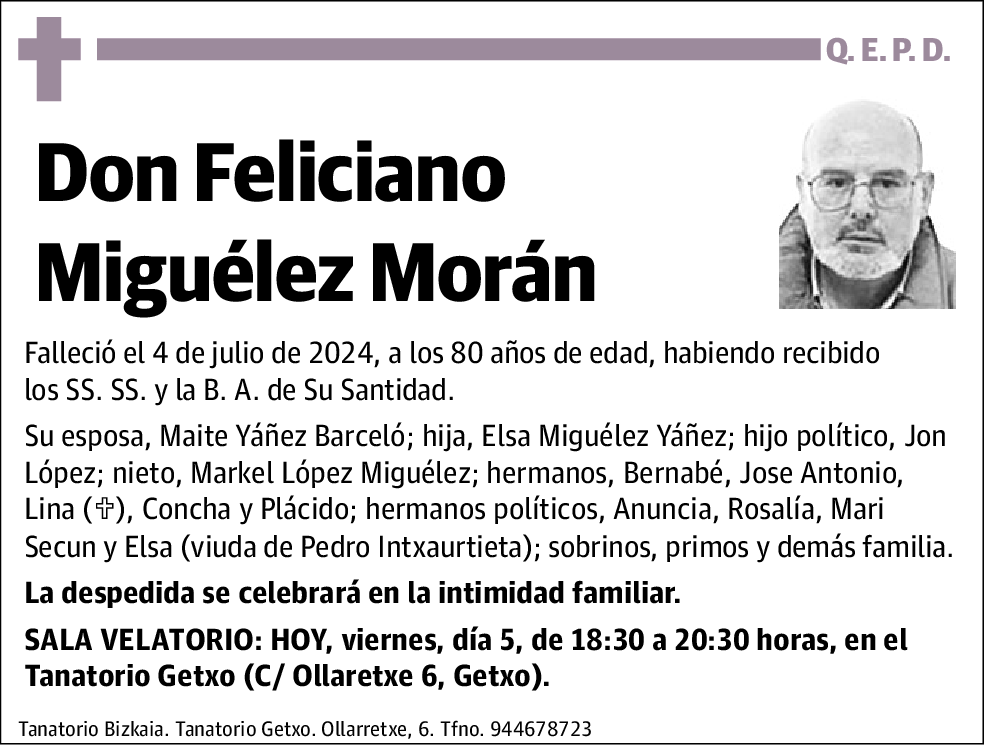 Feliciano Miguélez Morán