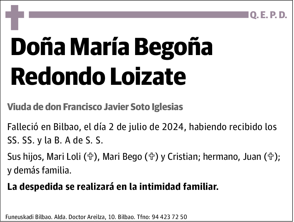 María Begoña Redondo Loizate