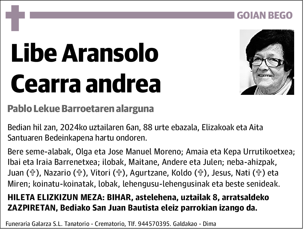 Libe Aransolo Cearra