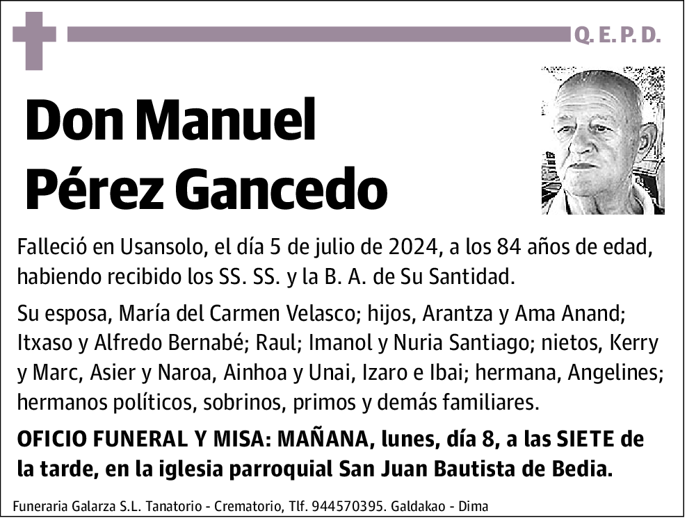 Manuel Pérez Gancedo