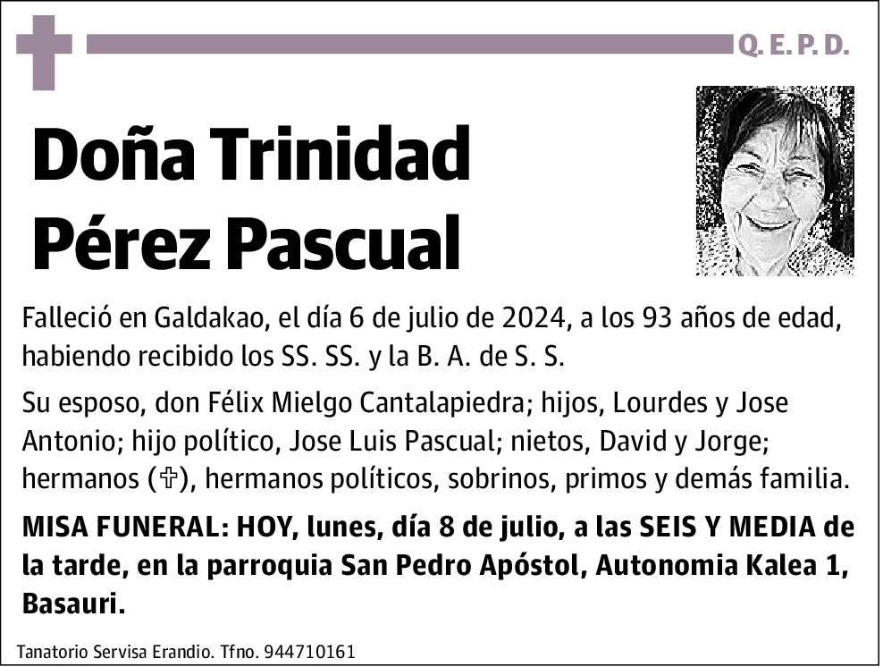 Trinidad Pérez Pascual