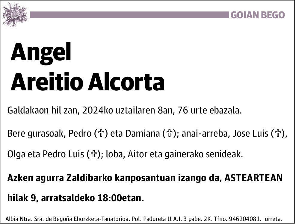 Angel Areitio Alcorta