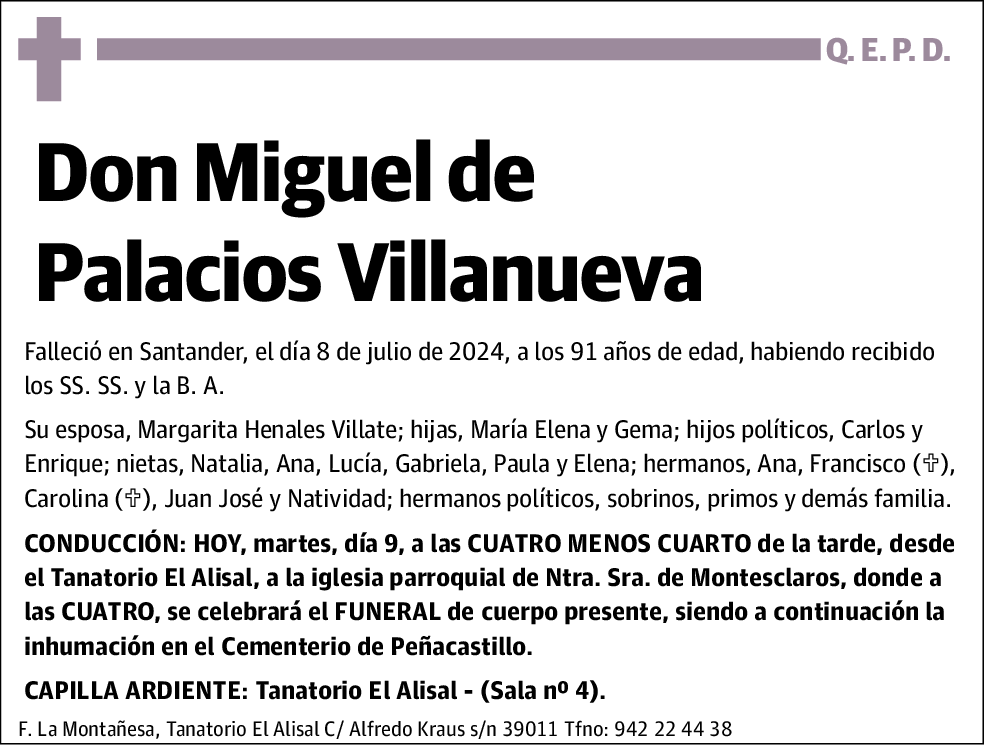 Miguel de Palacios Villanueva