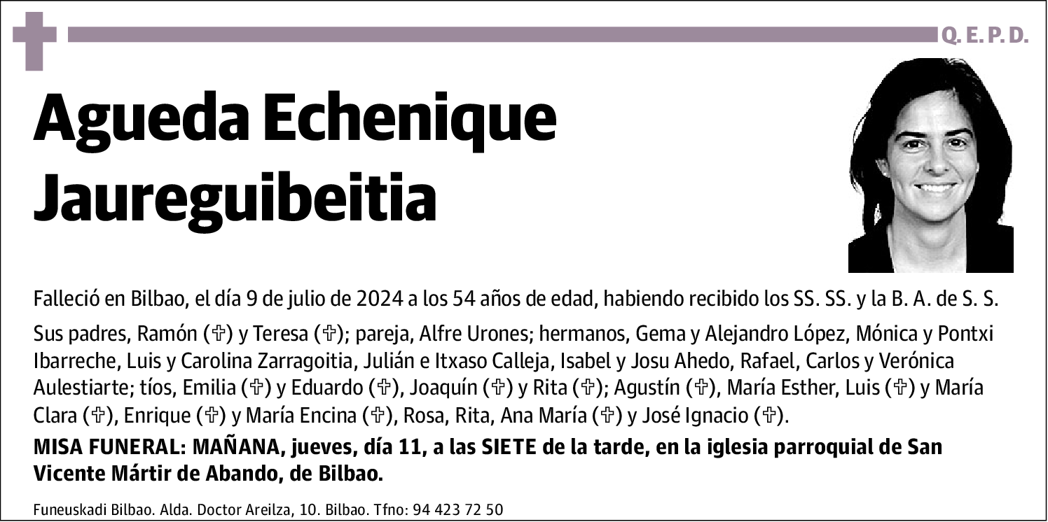 Agueda Echenique Jaureguibeitia